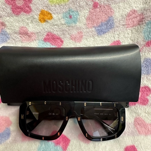 Moschino Bold Black Sunglasses